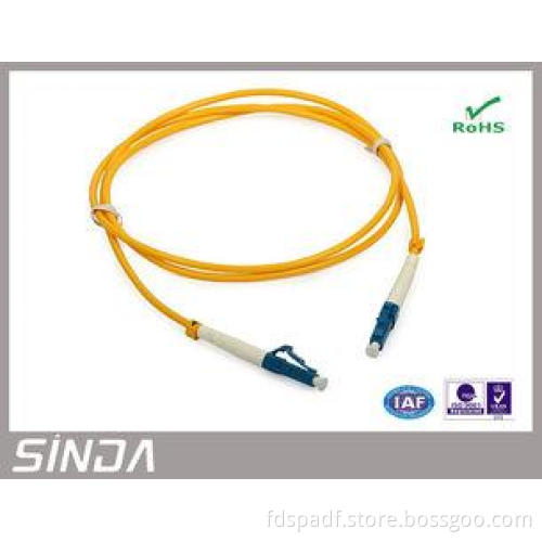 PVC Jacket Fiber Optic lc-lc multimode patch cord With Leng